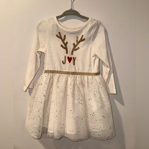 Cat and Jack 18 months Christmas Tutu dress Joy